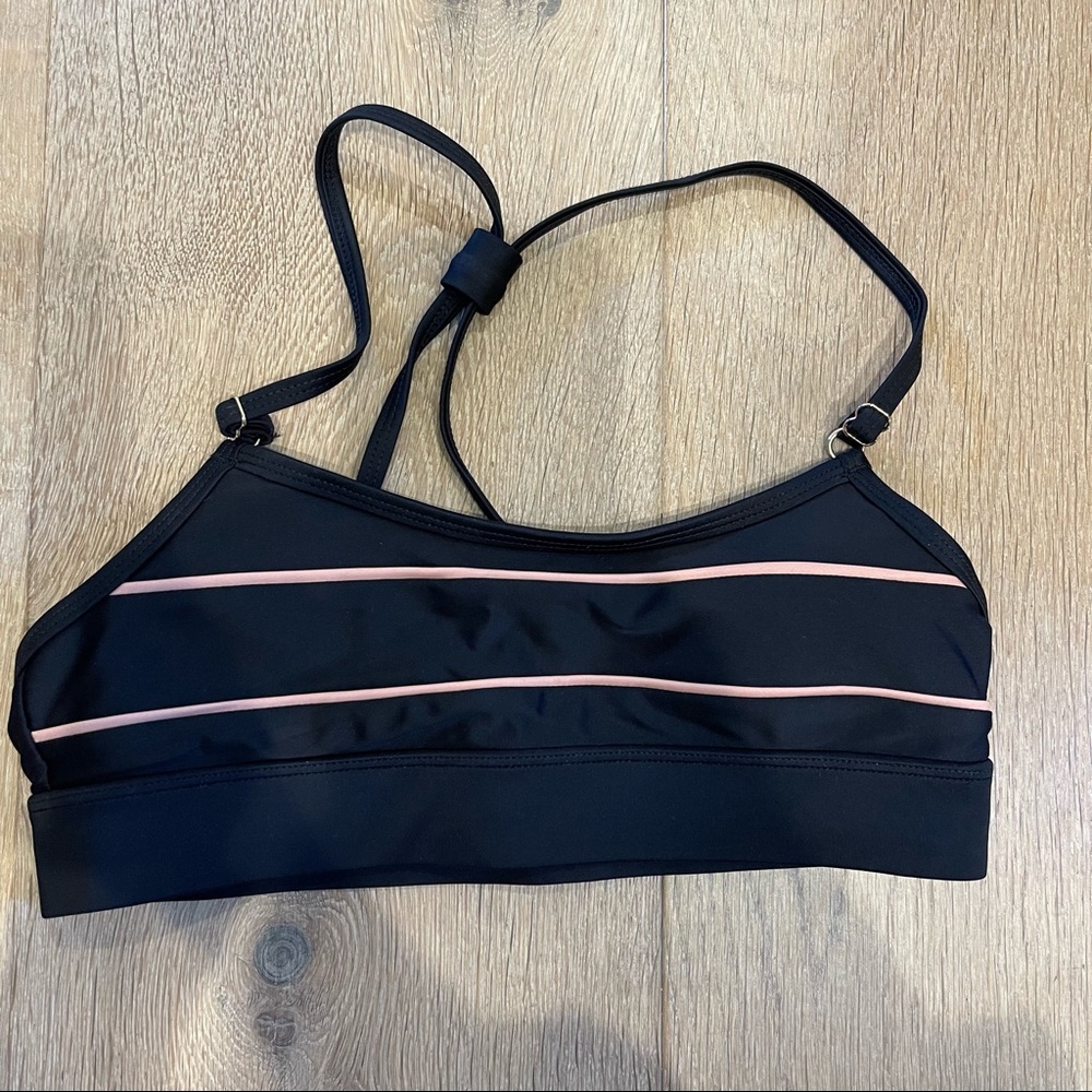 Jasmine Alexa Black Sports Bra